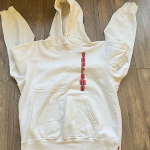 White Supreme Invert Hoodie